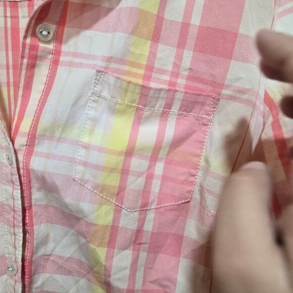 Tommy Hilfiger Pink Plaid Shirt Dress Women’s Medium - Picture 12 of 12